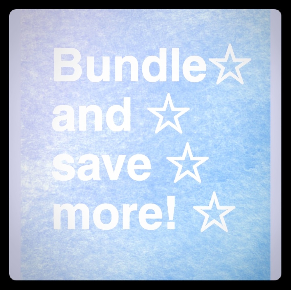 ⬇️⬇️⬇️Bundle and save more♡